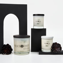 Load image into Gallery viewer, BLACK & WHITE HOMEWARE ESSENTIALS DELUXE CANDLE
