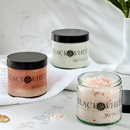 BLACK & WHITE BODY -  SCRUBS 250 gm