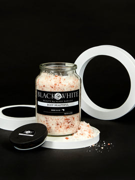 B&W BODY BEAUTIFUL BATH SALTS 900 gm LARGE GLASS JAR