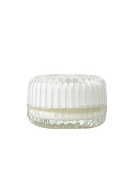 BLACK & WHITE HOMEWARE ELEGANCE CUT GLASS MINI CANDLE