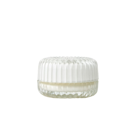 BLACK & WHITE HOMEWARE ELEGANCE CUT GLASS MINI CANDLE