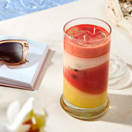 BLACK & WHITE HOMEWARE - SUMMER TROPICS CANDLE 500 ml