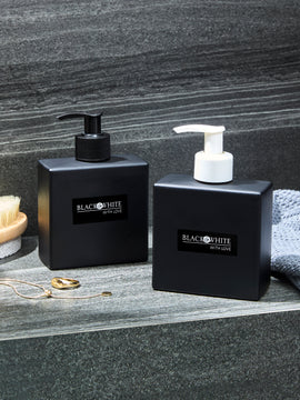 BLACK & WHITE BODY -  LUXURY CERAMIC SHOWER GEL CLEANSE & BODY OIL BUNDLE 250 ml