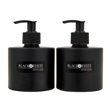 BLACK & WHITE BODY -  ESSENTIAL LUXURY CERAMIC SHOWER GEL CLEANSE & BODY OIL BUNDLE 250 ml