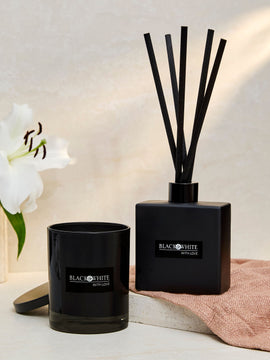 BLACK & WHITE HOMEWARE ELEGANCE LUXUARY CERAMIC ROOM FRAGRANCE  250 ml