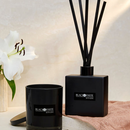 BLACK & WHITE HOMEWARE ELEGANCE LUXUARY CERAMIC ROOM FRAGRANCE  250 ml