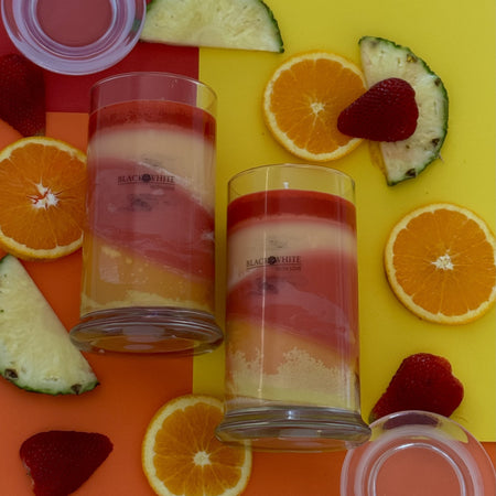 BLACK & WHITE HOMEWARE - SUMMER TROPICS CANDLE 500 ml