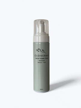 CLOVERAE TAN -  TAN AT HOME FOAM  GREEN BASE MEDIUM - DARK