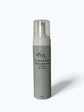 CLOVERAE  TAN -TAN AT HOME FOAM  VIOLET  BASE MEDIUM - DARK