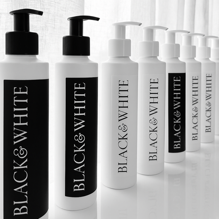 BLACK & WHITE BODY -  CLEANSE & OIL BUNDLE