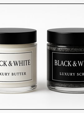 BLACK & WHITE BODY -  BUTTER 250 gm