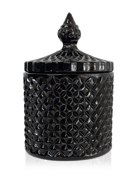 BLACK & WHITE ELEGANCE CUT GLASS BLACK 250 ml
