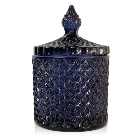 BLACK & WHITE ELEGANCE CUT GLASS NAVY 250 ml