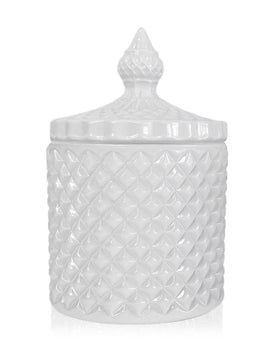 BLACK & WHITE ELEGANCE CUT GLASS WHITE 250 ml