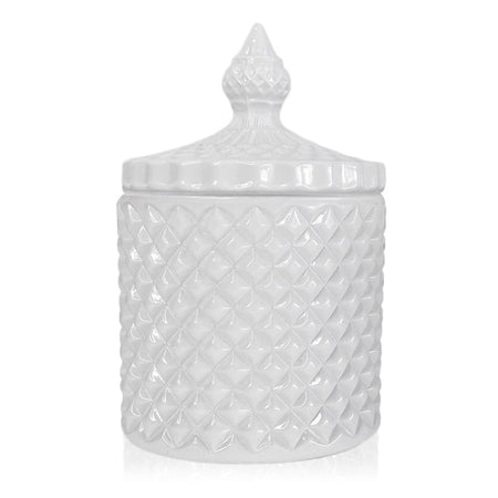 BLACK & WHITE ELEGANCE CUT GLASS WHITE 250 ml
