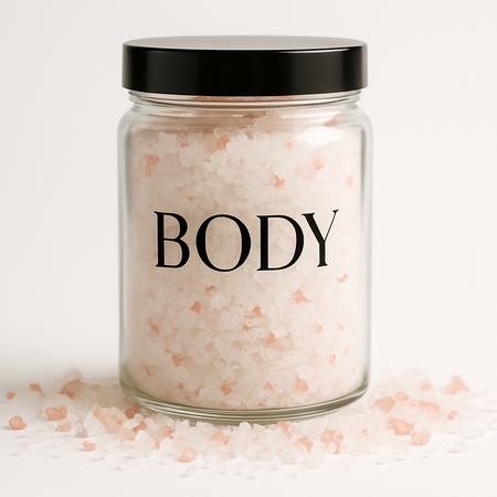 BLACK & WHITE BODY BATH SALTS LARGE