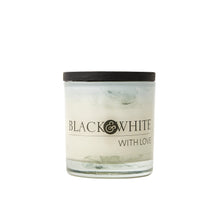 Load image into Gallery viewer, B&amp;W CANDLE DELUXE LARGE 300 ML WHITE WITH A BLACK LID
