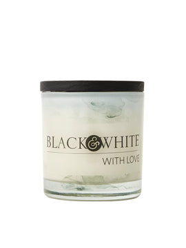 BLACK & WHITE HOMEWARE -  DELUXE CANDLE  600 ml